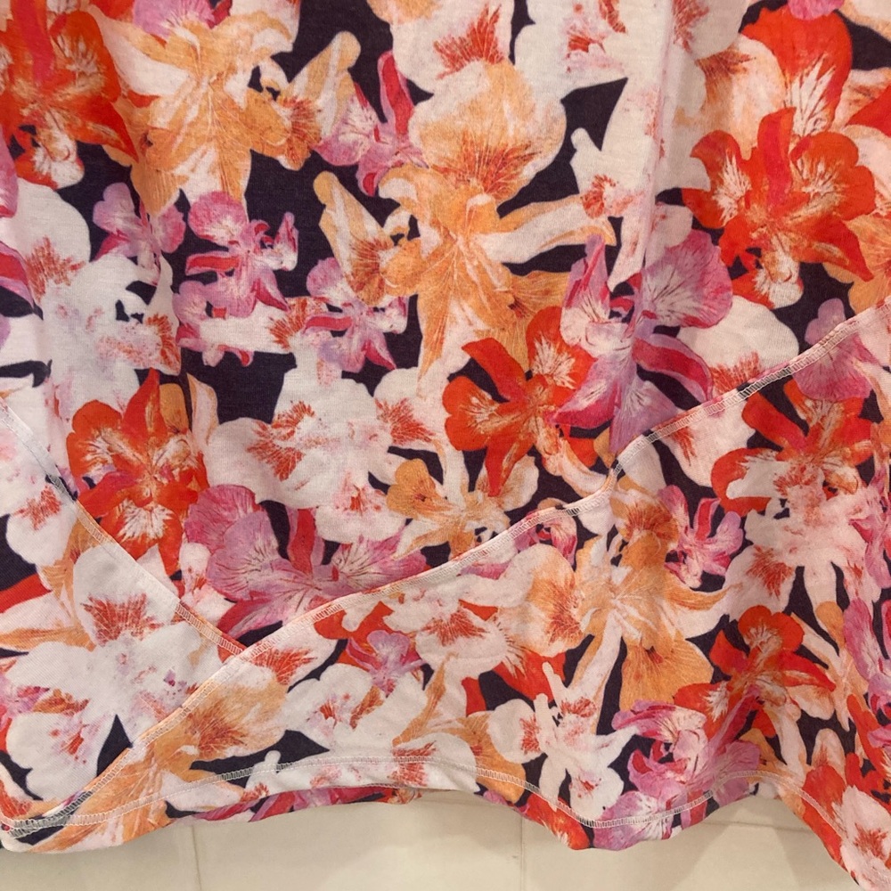 Turquoise & Floral Fold-waist Travel Skirt Duo - Picture 4 of 10